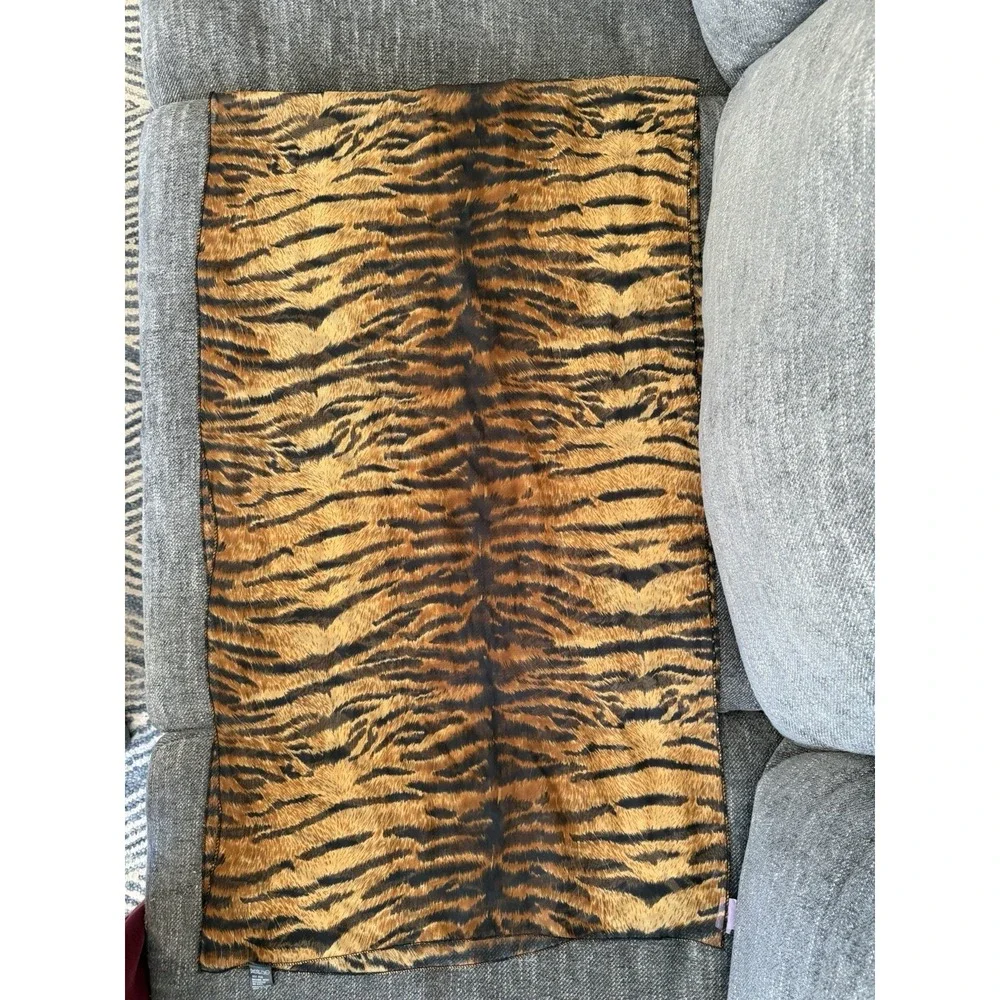 6 Vintages rectanglular scarfs , various colors and widths all over 60